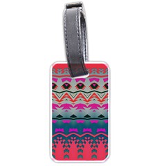 Waves And Other Shapes			luggage Tag (one Side) by LalyLauraFLM