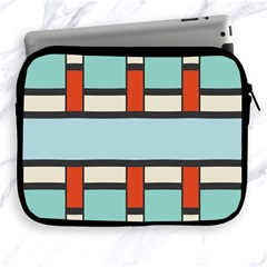 Vertical And Horizontal Rectangles			apple Ipad 2/3/4 Zipper Case by LalyLauraFLM