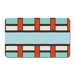 Vertical And Horizontal Rectangles			magnet (rectangular) by LalyLauraFLM