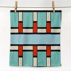 Vertical And Horizontal Rectangles			face Towel by LalyLauraFLM