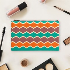 Colorful chevrons pattern Cosmetic Bag