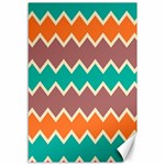 Colorful chevrons pattern			Canvas 12  x 18  11.88 x17.36  Canvas - 1