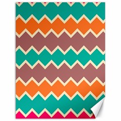 Colorful Chevrons Pattern			canvas 18  X 24  by LalyLauraFLM