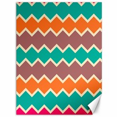 Colorful Chevrons Pattern			canvas 36  X 48  by LalyLauraFLM