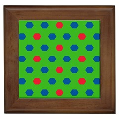 Honeycombs Pattern			framed Tile by LalyLauraFLM