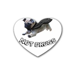 Do Pugs Heart Coaster (4 Pack)  by MooMoo