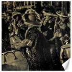 Group Of Candombe Drummers At Carnival Parade Of Uruguay Canvas 16  x 16   15.2 x15.41  Canvas - 1