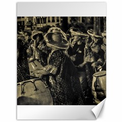 Group Of Candombe Drummers At Carnival Parade Of Uruguay Canvas 36  X 48   by dflcprints