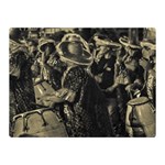 Group Of Candombe Drummers At Carnival Parade Of Uruguay Double Sided Flano Blanket (Mini)  35 x27  Blanket Front