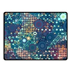 Blue Bubbles Fleece Blanket (small) by KirstenStar