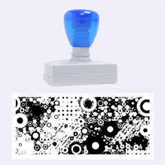 Blue Bubbles Rubber Stamps (large) by KirstenStar