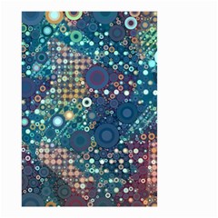 Blue Bubbles Small Garden Flag (two Sides) by KirstenStar