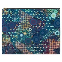 Blue Bubbles Cosmetic Bag (xxxl)  by KirstenStar