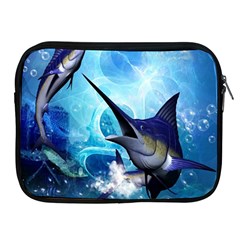 Awersome Marlin In A Fantasy Underwater World Apple Ipad 2/3/4 Zipper Cases by FantasyWorld7