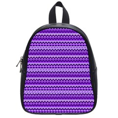 Purple Tribal Pattern School Bags (small)  by KirstenStar