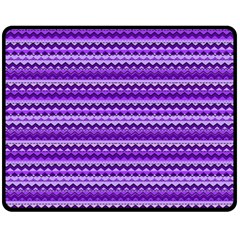 Purple Tribal Pattern Fleece Blanket (medium)  by KirstenStar