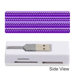 Purple Tribal Pattern Memory Card Reader (stick)  by KirstenStar