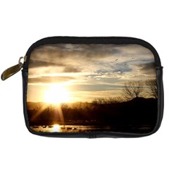 Setting Sun At Lake Digital Camera Cases by trendistuff