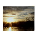 SETTING SUN AT LAKE Cosmetic Bag (XL) Back