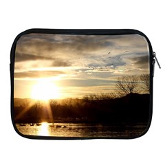 Setting Sun At Lake Apple Ipad 2/3/4 Zipper Cases by trendistuff