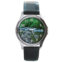 Rocky Stream Round Metal Watches by trendistuff