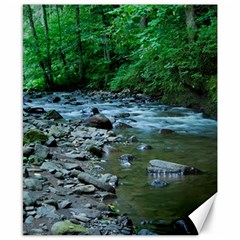 Rocky Stream Canvas 8  X 10  by trendistuff