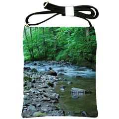 Rocky Stream Shoulder Sling Bags by trendistuff