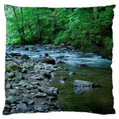 Rocky Stream Large Cushion Cases (two Sides)  by trendistuff