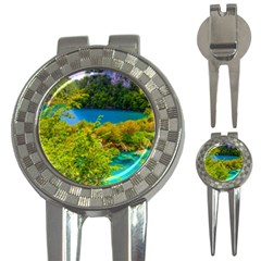 Plitvice, Croatia 3-in-1 Golf Divots by trendistuff