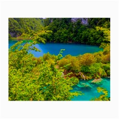 Plitvice, Croatia Small Glasses Cloth (2-side) by trendistuff