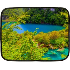 Plitvice, Croatia Fleece Blanket (mini) by trendistuff