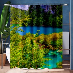 Plitvice, Croatia Shower Curtain 60  X 72  (medium)  by trendistuff