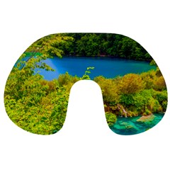 Plitvice, Croatia Travel Neck Pillows by trendistuff