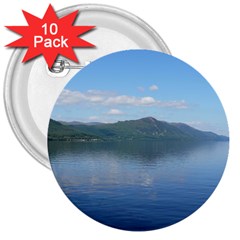 Loch Ness 3  Buttons (10 Pack)  by trendistuff