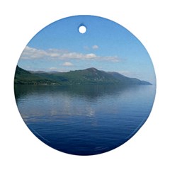 Loch Ness Round Ornament (two Sides)  by trendistuff