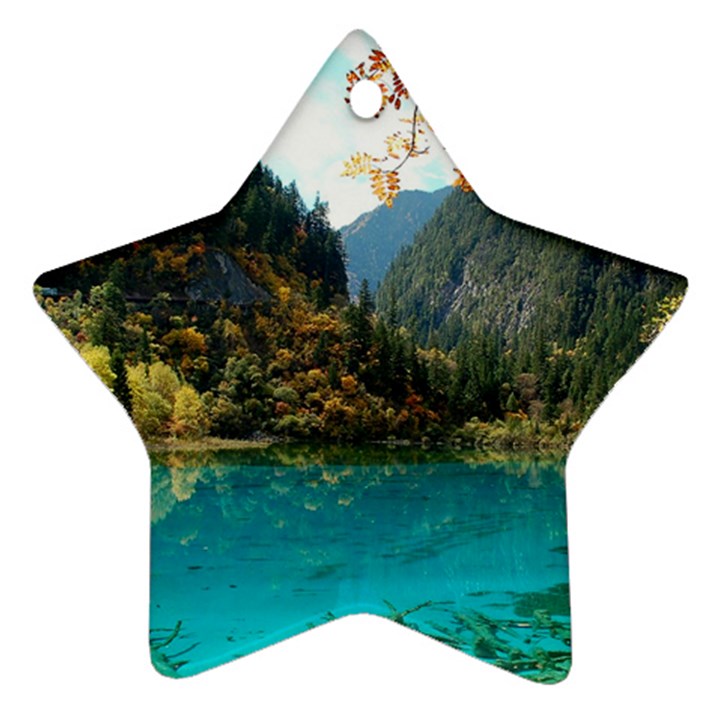 JIUZHAIGOU VALLEY 3 Ornament (Star) 