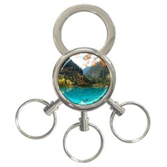 JIUZHAIGOU VALLEY 3 3-Ring Key Chains