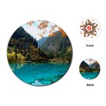 JIUZHAIGOU VALLEY 3 Playing Cards (Round)  Front