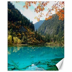 Jiuzhaigou Valley 3 Canvas 16  X 20   by trendistuff