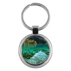 Jiuzhaigou Valley 2 Key Chains (round)  by trendistuff