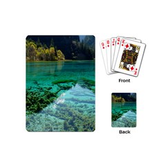 Jiuzhaigou Valley 2 Playing Cards (mini)  by trendistuff