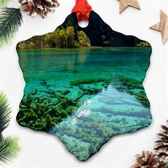 Jiuzhaigou Valley 2 Snowflake Ornament (2-side)