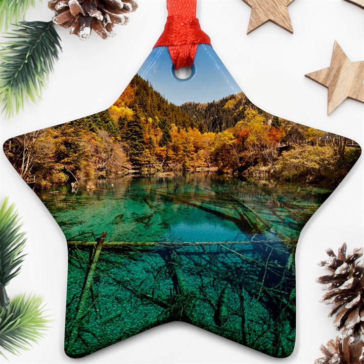 JIUZHAIGOU VALLEY 1 Ornament (Star) 