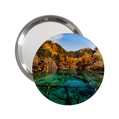 Jiuzhaigou Valley 1 2 25  Handbag Mirrors by trendistuff