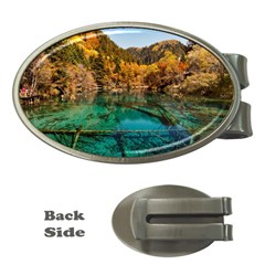 Jiuzhaigou Valley 1 Money Clips (oval)  by trendistuff