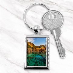 Jiuzhaigou Valley 1 Key Chains (rectangle)  by trendistuff