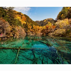 Jiuzhaigou Valley 1 Collage 8  X 10  by trendistuff