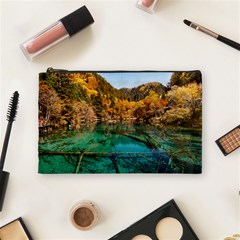 Jiuzhaigou Valley 1 Cosmetic Bag (medium)  by trendistuff