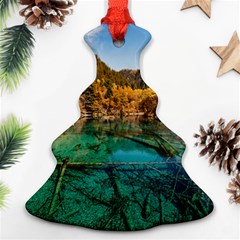 Jiuzhaigou Valley 1 Christmas Tree Ornament (2 Sides) by trendistuff