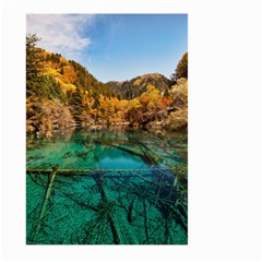 Jiuzhaigou Valley 1 Large Garden Flag (two Sides) by trendistuff